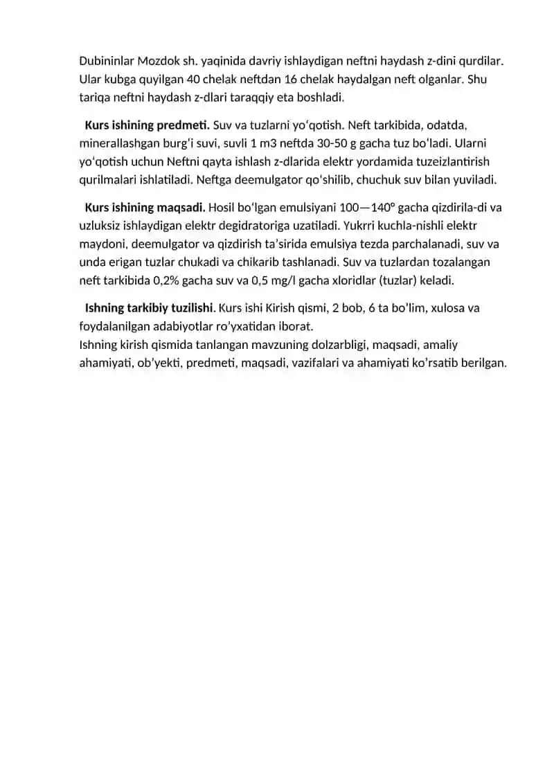 Stabillangan neftni suvsizlantirish jarayoni 4