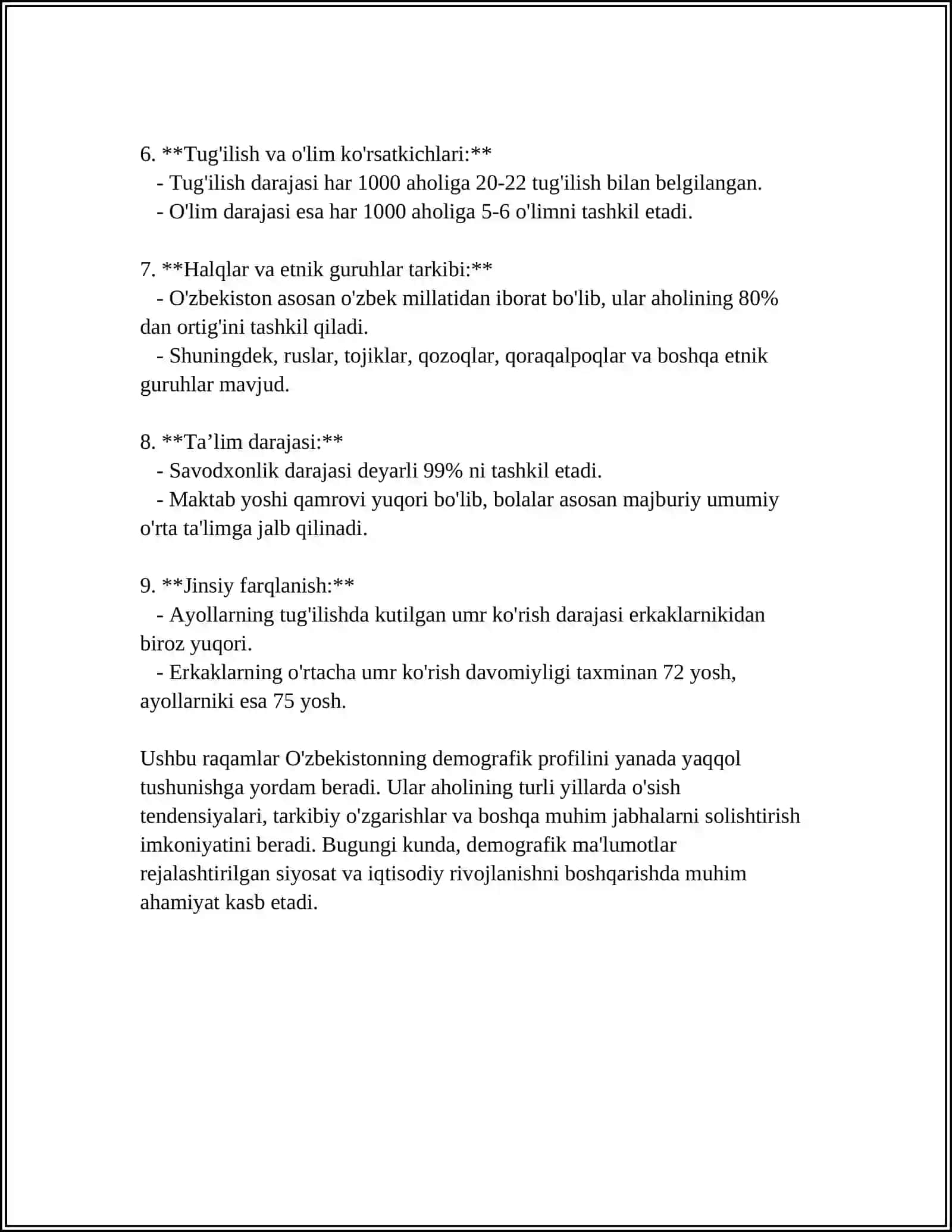 ANDIJON VILOYATI STATISTIKA MA'LUMOTLARI 4
