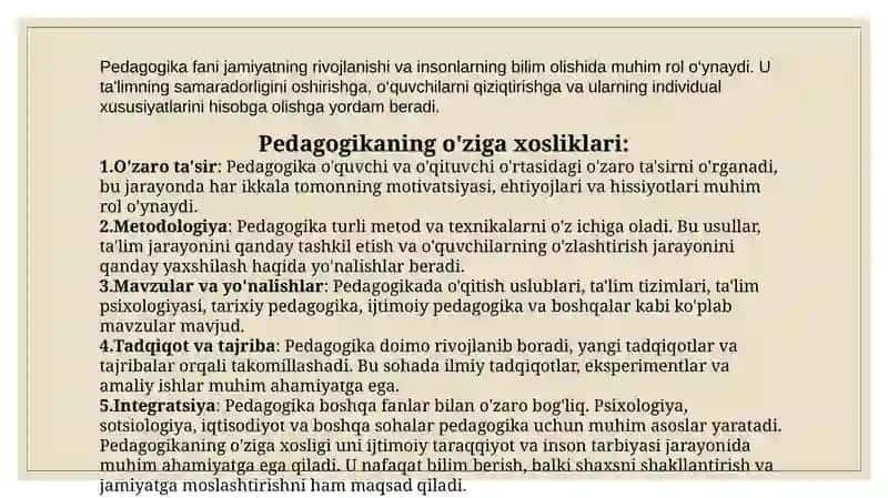 Pedagogika fanining ilmiy tadqiqot metodlari va ularning tasnifi 4