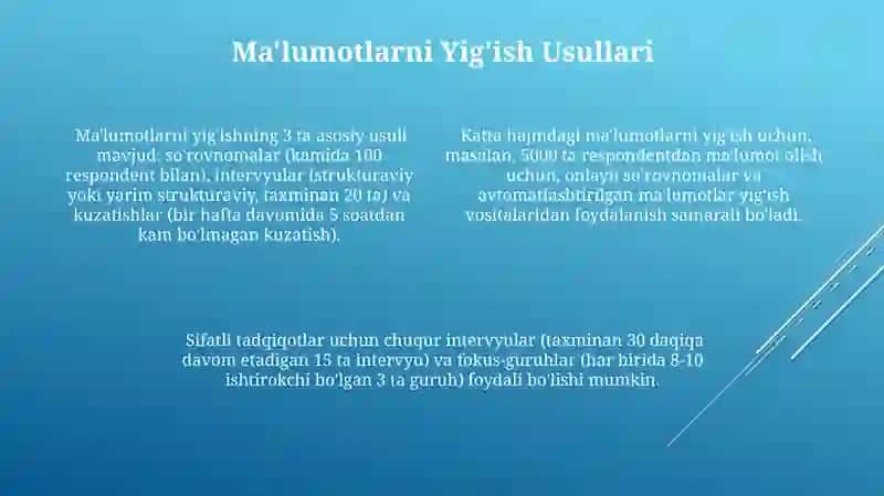 Statistik Tadqiqotlarni Tashkil Etish 4