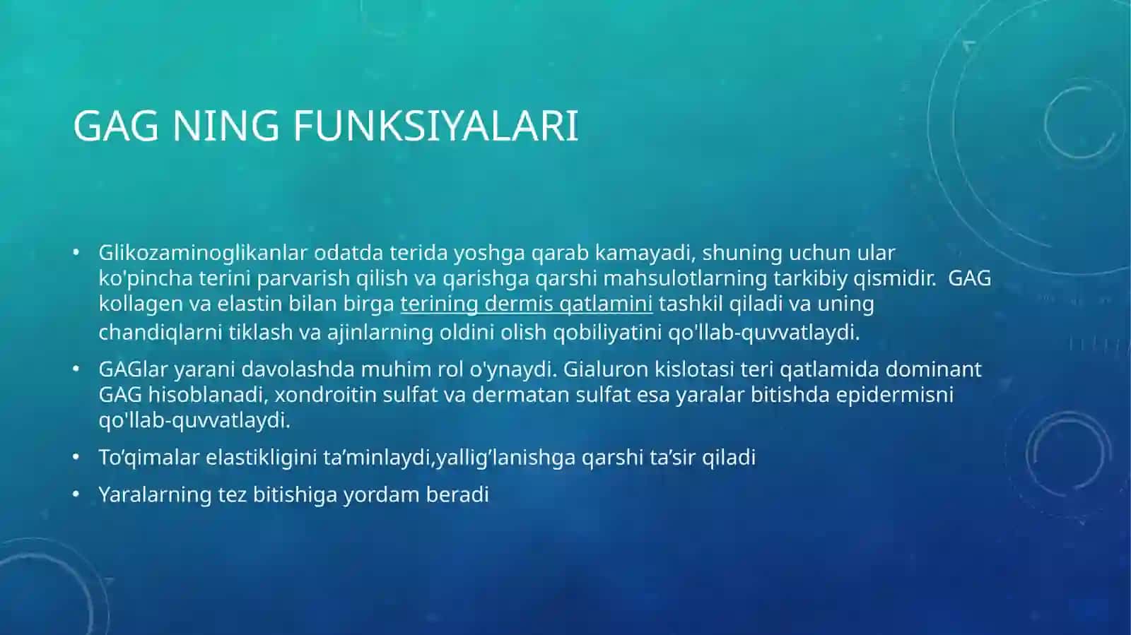 Glikozaminglikanlarning tibbiyotda qo'llanilishi 4