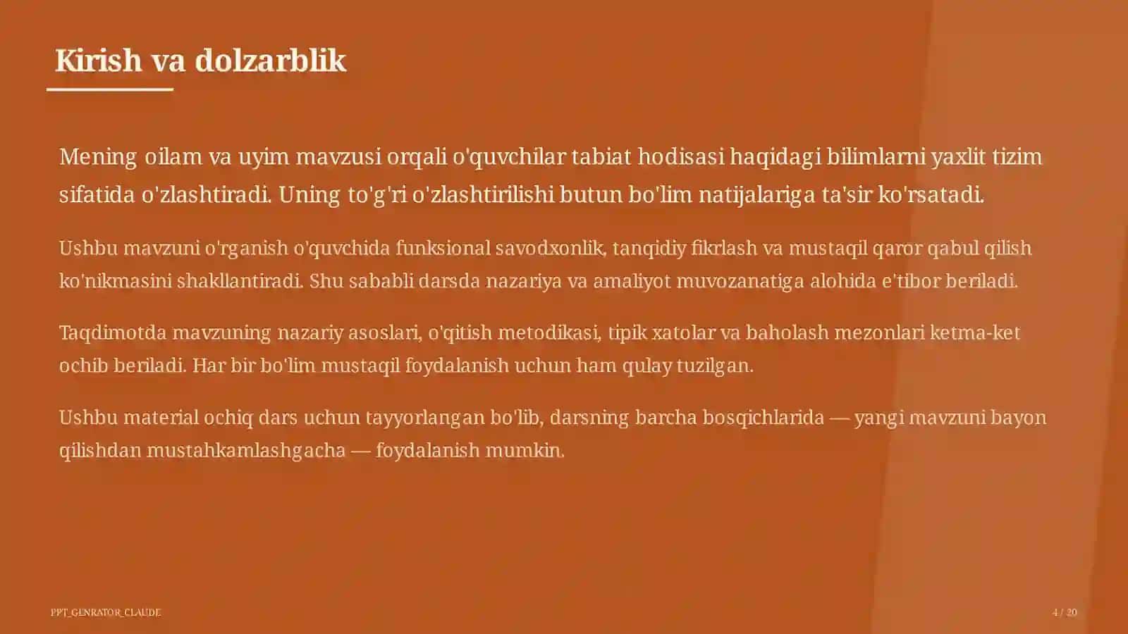Mening oilam va uyim (1-sinf) 4