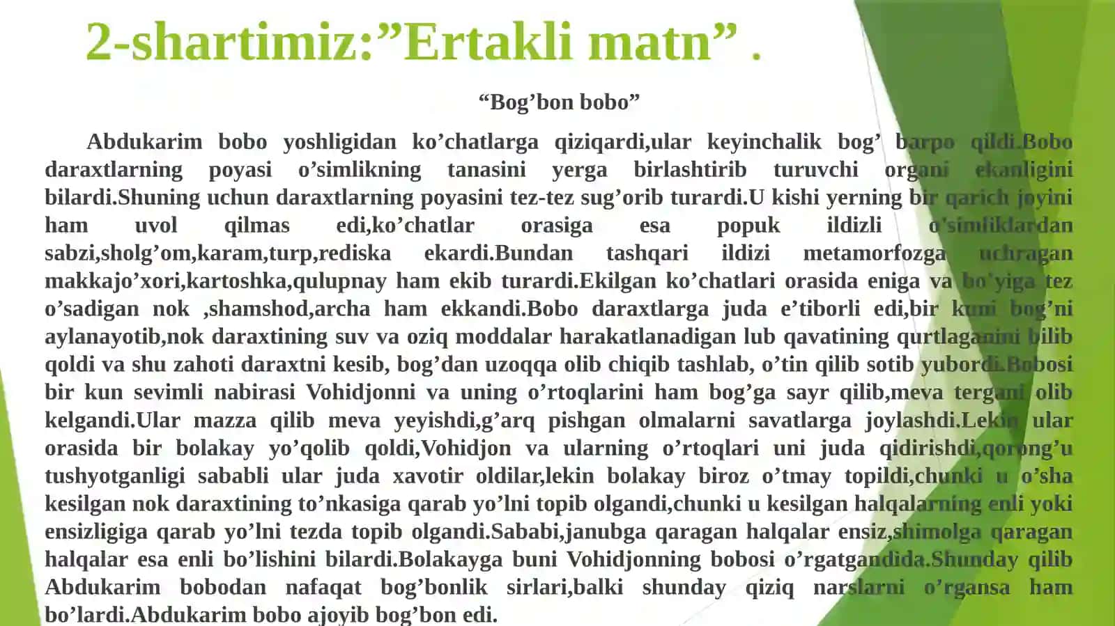 5-sinf Botanika dars ishlanma. Shakli o'zgargan yerosti novdalar (ildizpoya, piyozbosh, tugunak) 4