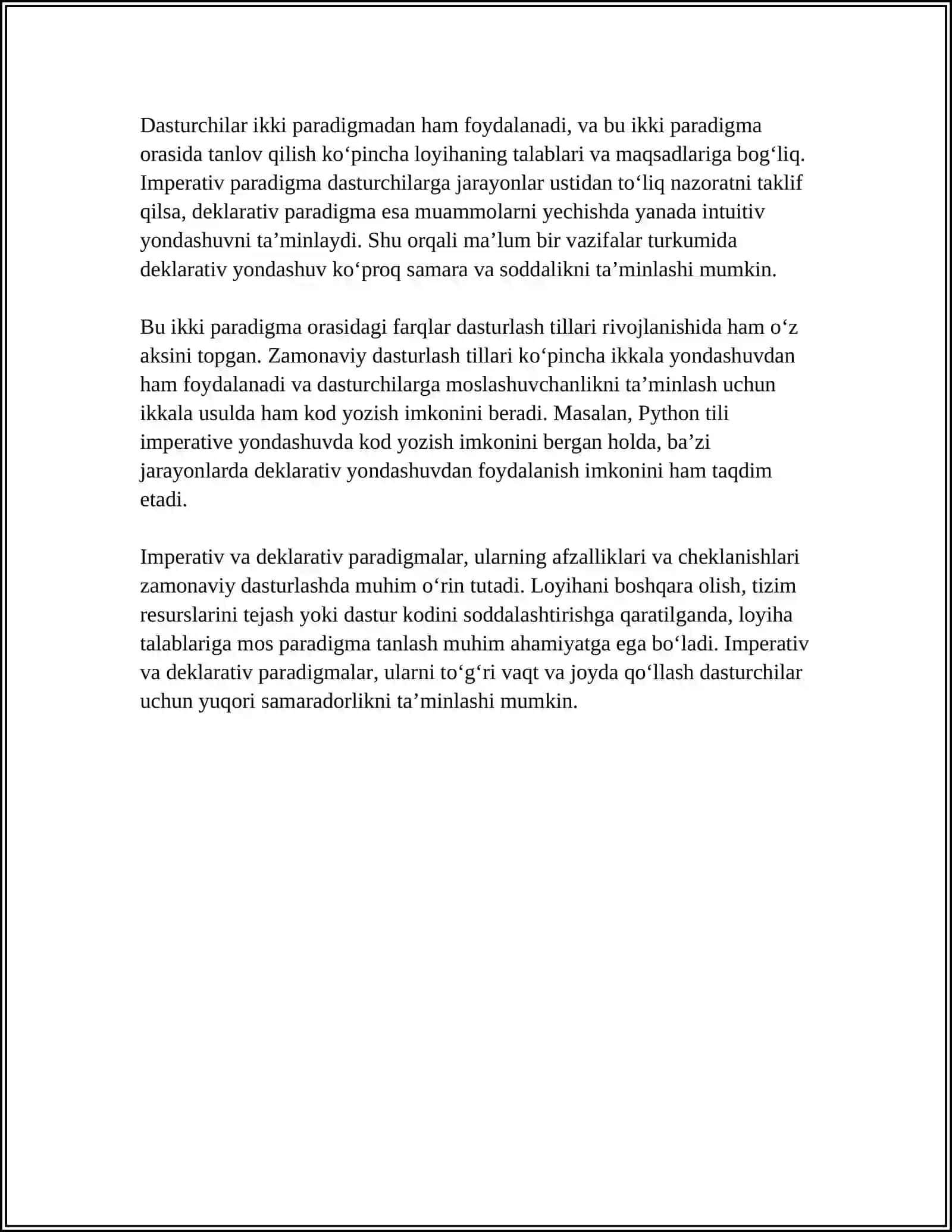 DASTURCHI TAFAKKURIDAGI PARADIGMALARI 4