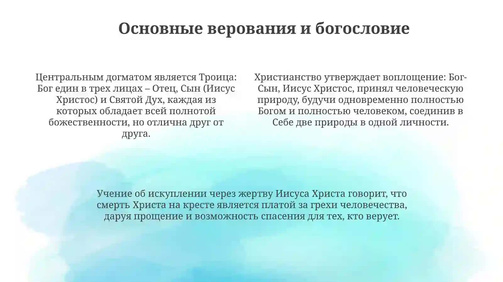 Основы христианства: Верования, Писания и Богословие 4