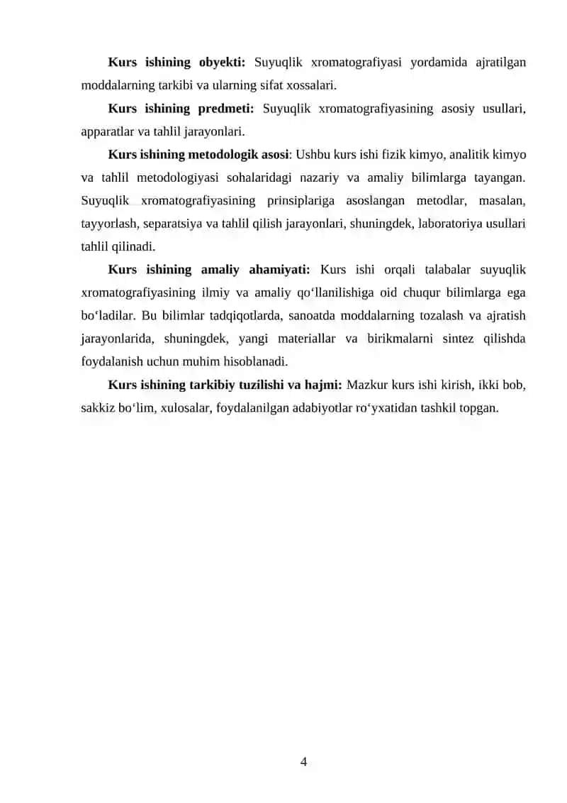 SUYUQLIK XROMATOGRAFIYASI 4