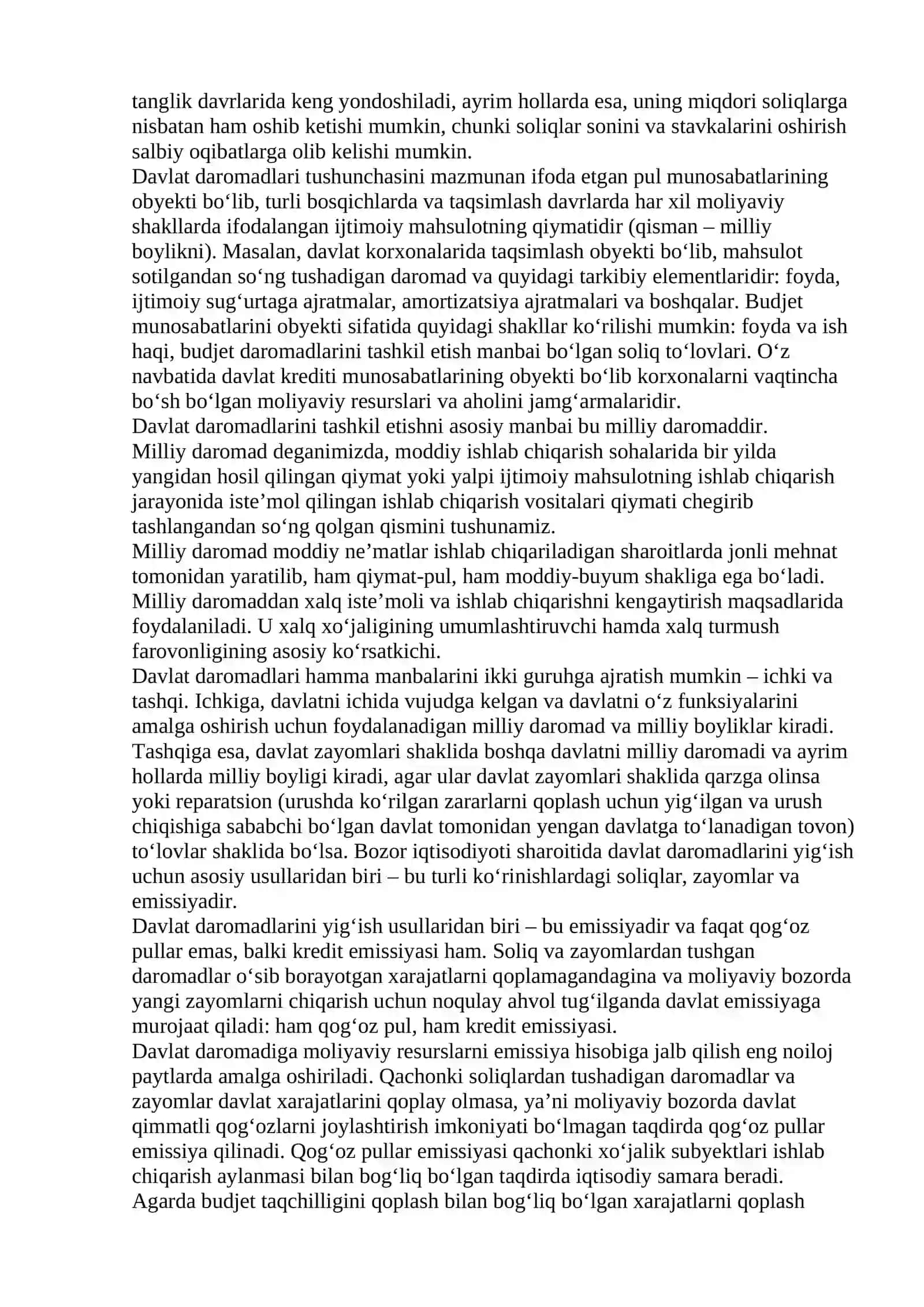 Davlat moliyasining mohiyati 4