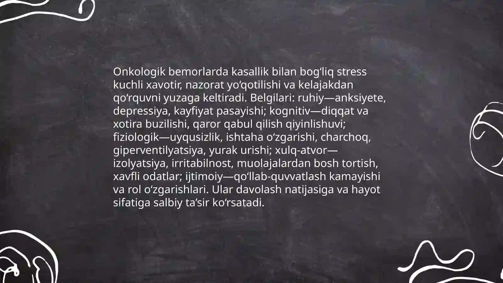 Onkologik bemorlarning psixologik xususiyatlarining o‘ziga xosligi 4