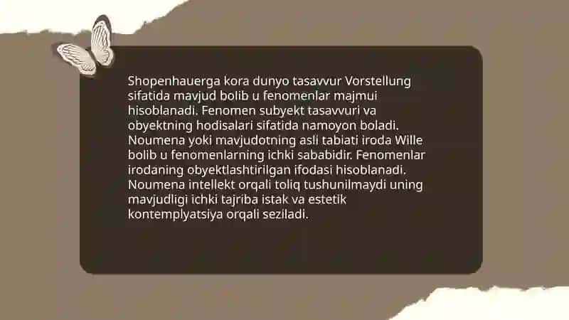 Artin Shapegauerning falsafiy qarashlari 4