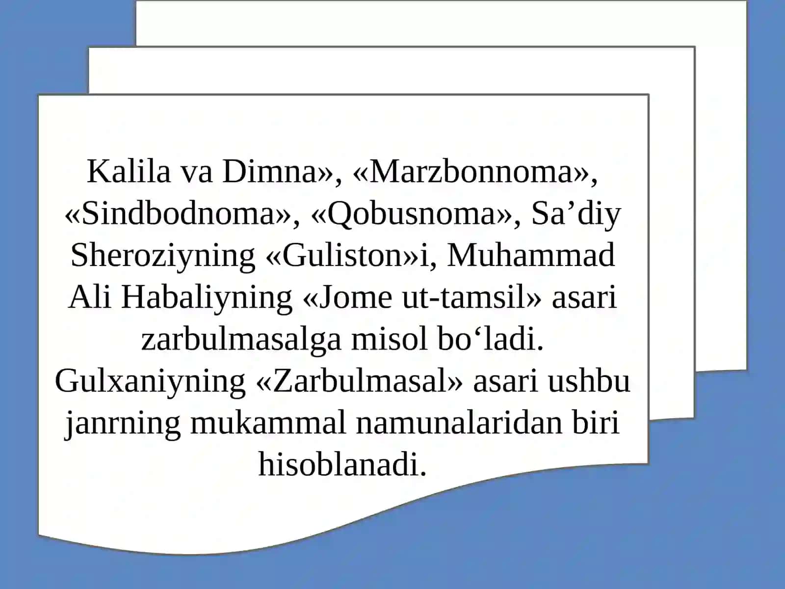 Zarbulmasal 4