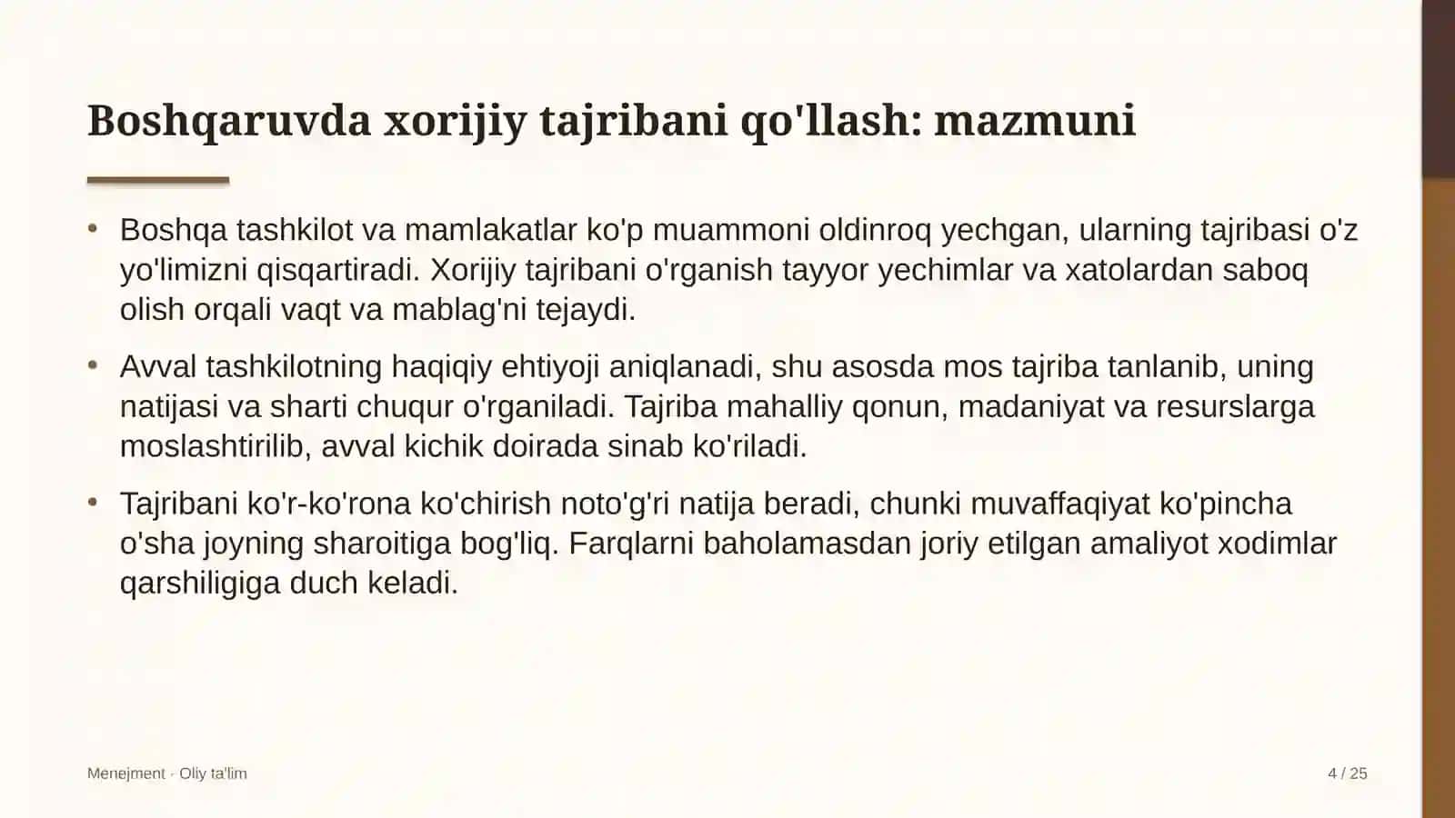 oltin qazib olish sanoatida boshqaruvda xorijiy tajribani qo'llash 2035 4