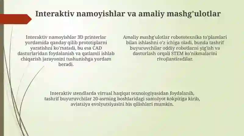 Tarixiy eksponatlar va texnologiya evolyutsiyasi 4