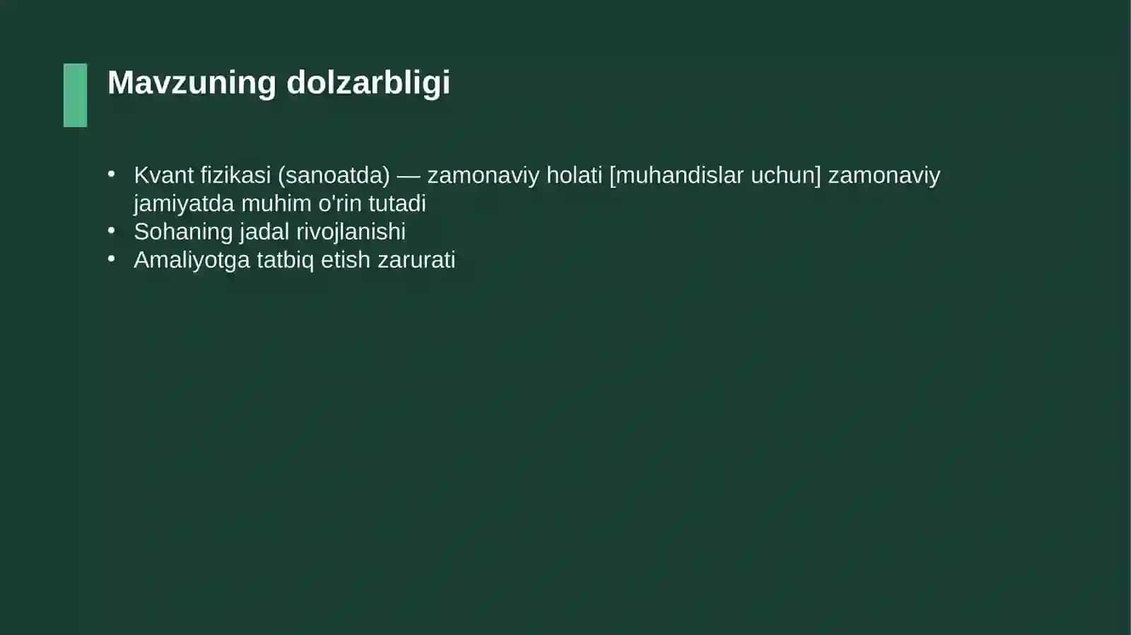 Kvant fizikasi (sanoatda) — zamonaviy holati [muhandislar uchun] 4