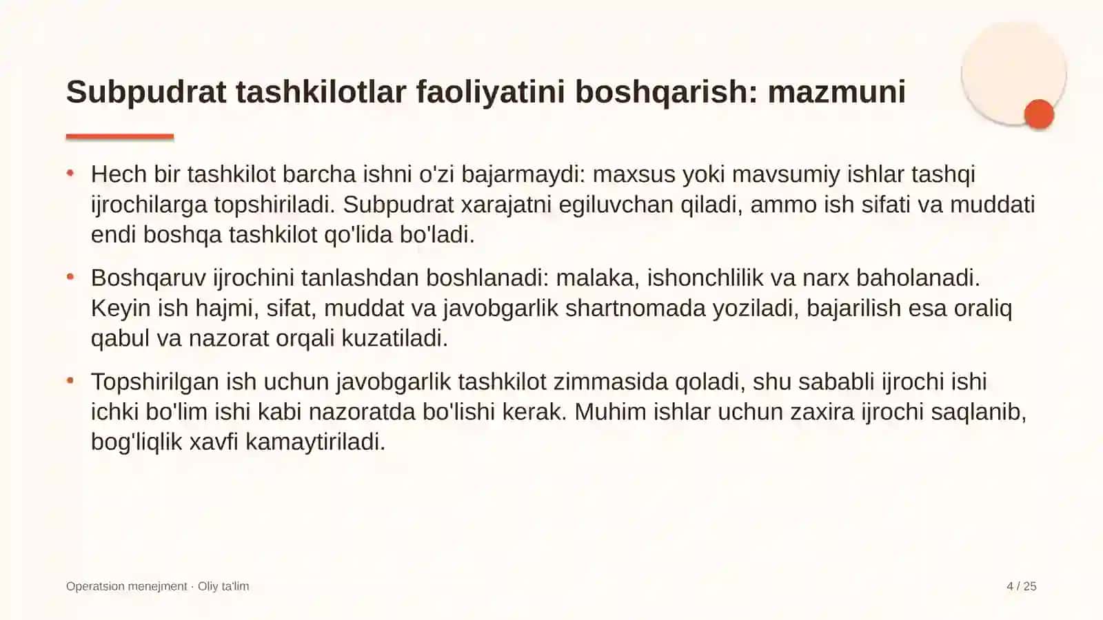 ekologik ekspertiza tashkilotlarida subpudrat tashkilotlar faoliyatini boshqarish 7602 4