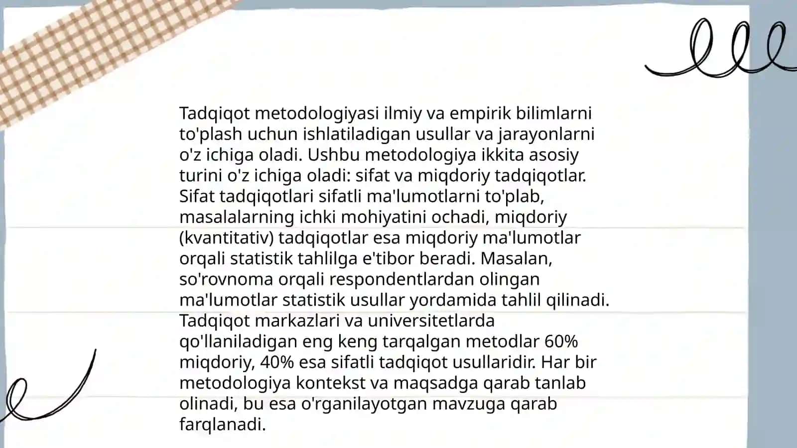 Tadqiqotchi faoliyati va unga qo’yiladigan talablar 4