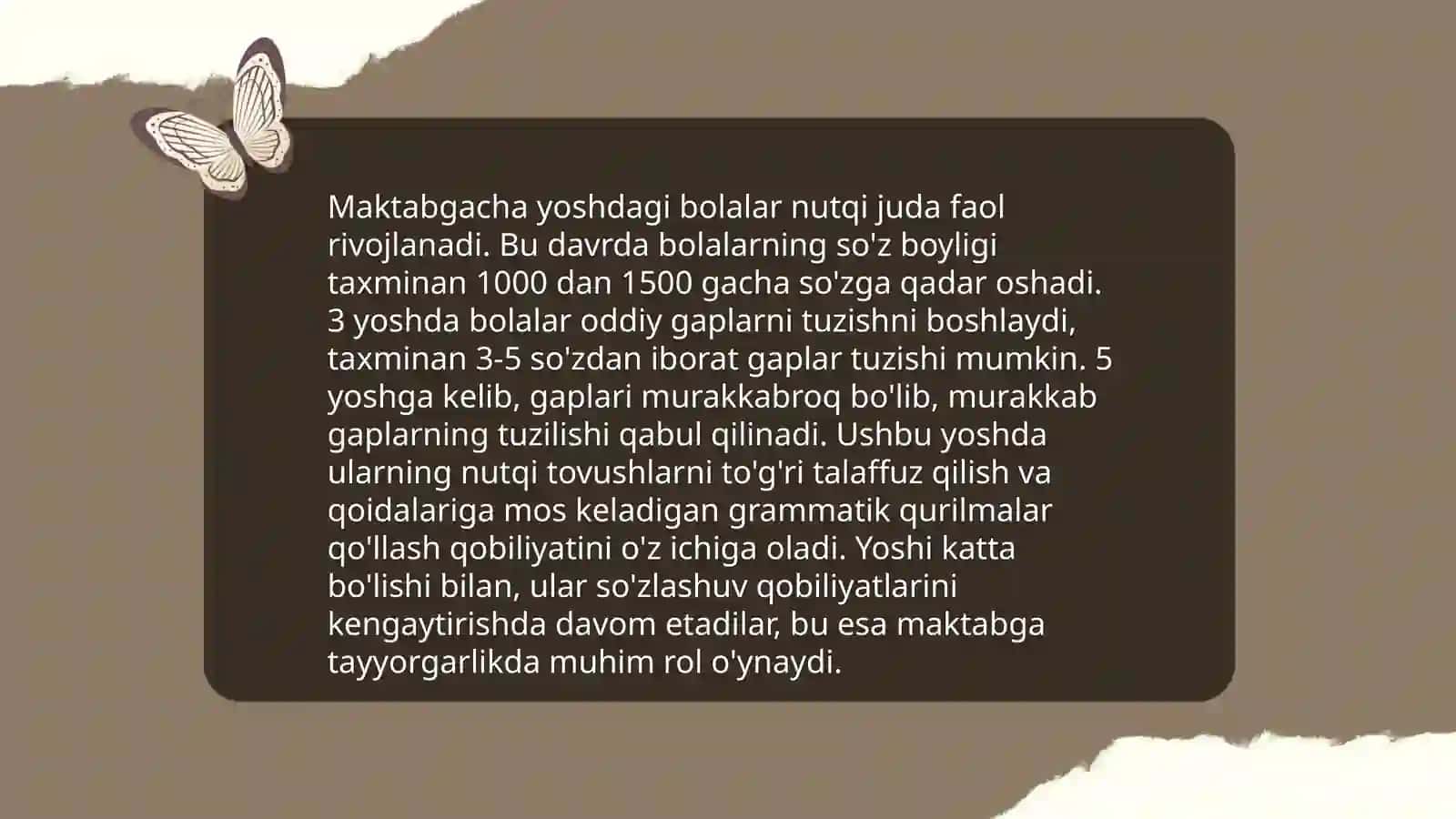 Nutq rivojlanishi 4