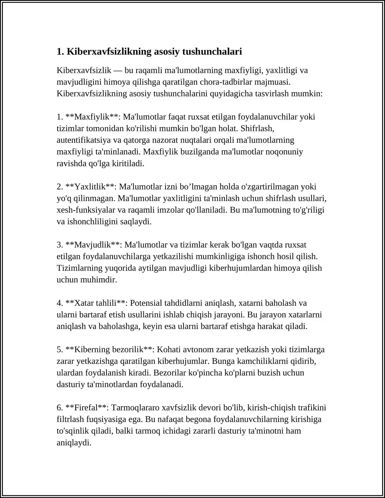 Kiberxavfsizlik Referat 4