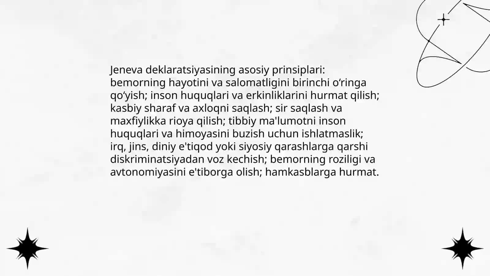 Bioetika va inson huquqlari boʻyicha umum deklaratsiya 4