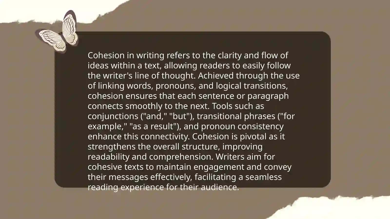 Coherence and cohesion 4
