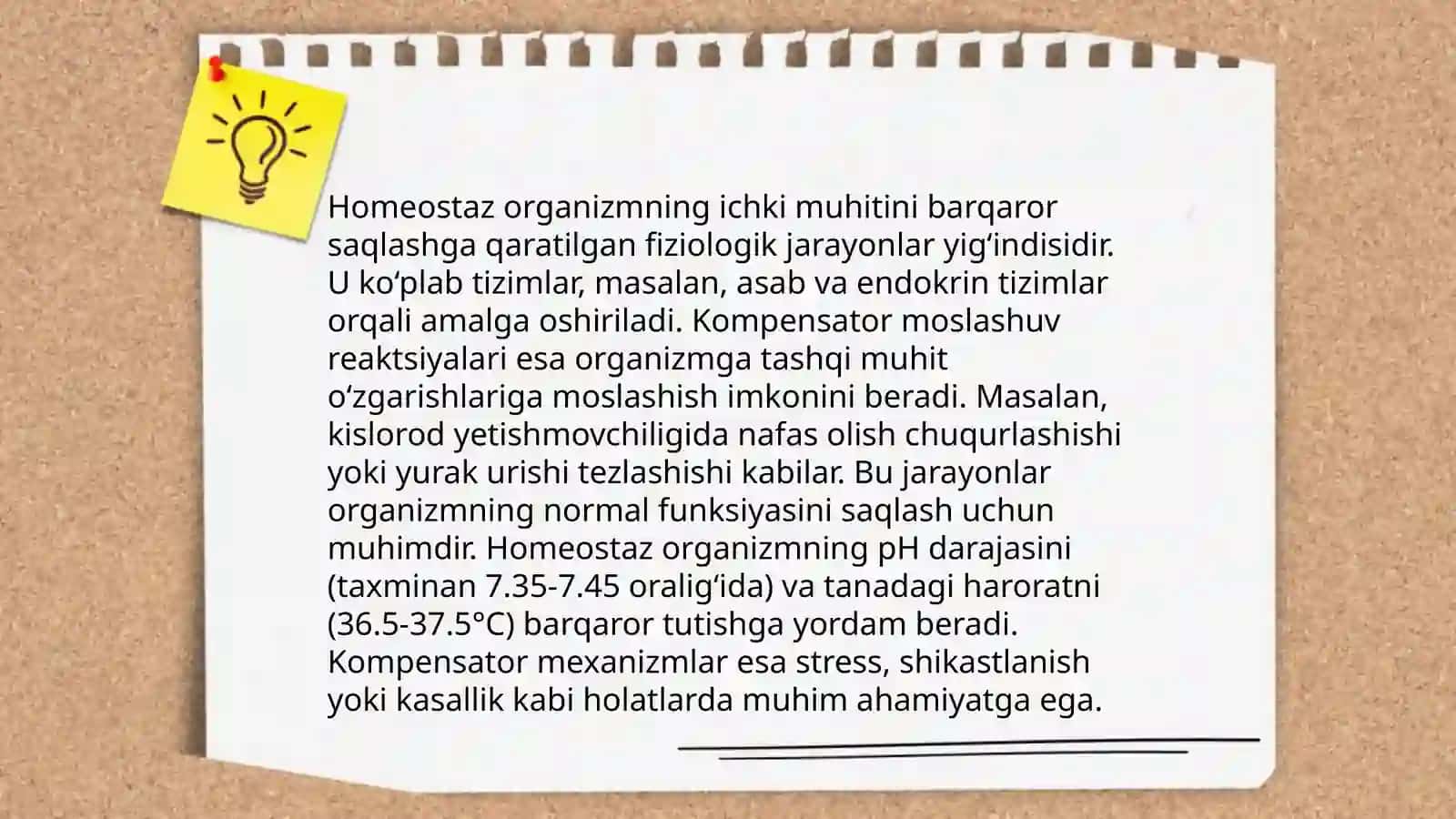 Organizm muxofaza qilish va kompensator moslashish reaksiyalar 4