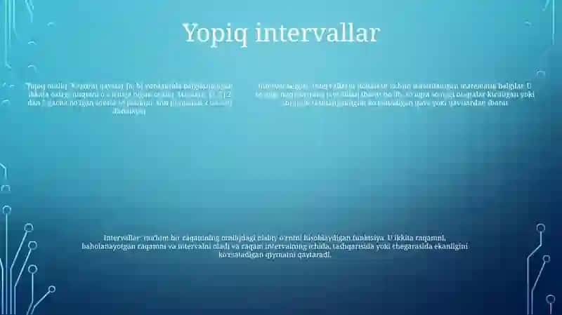Intervallar 4