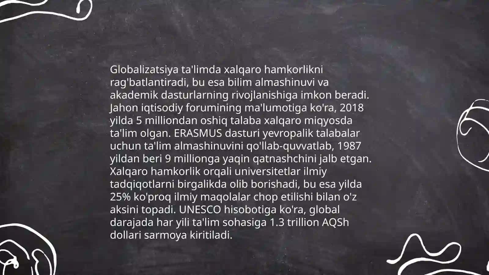 XX asr jahon ta’lim tizimidagi global tendensiyalar 4