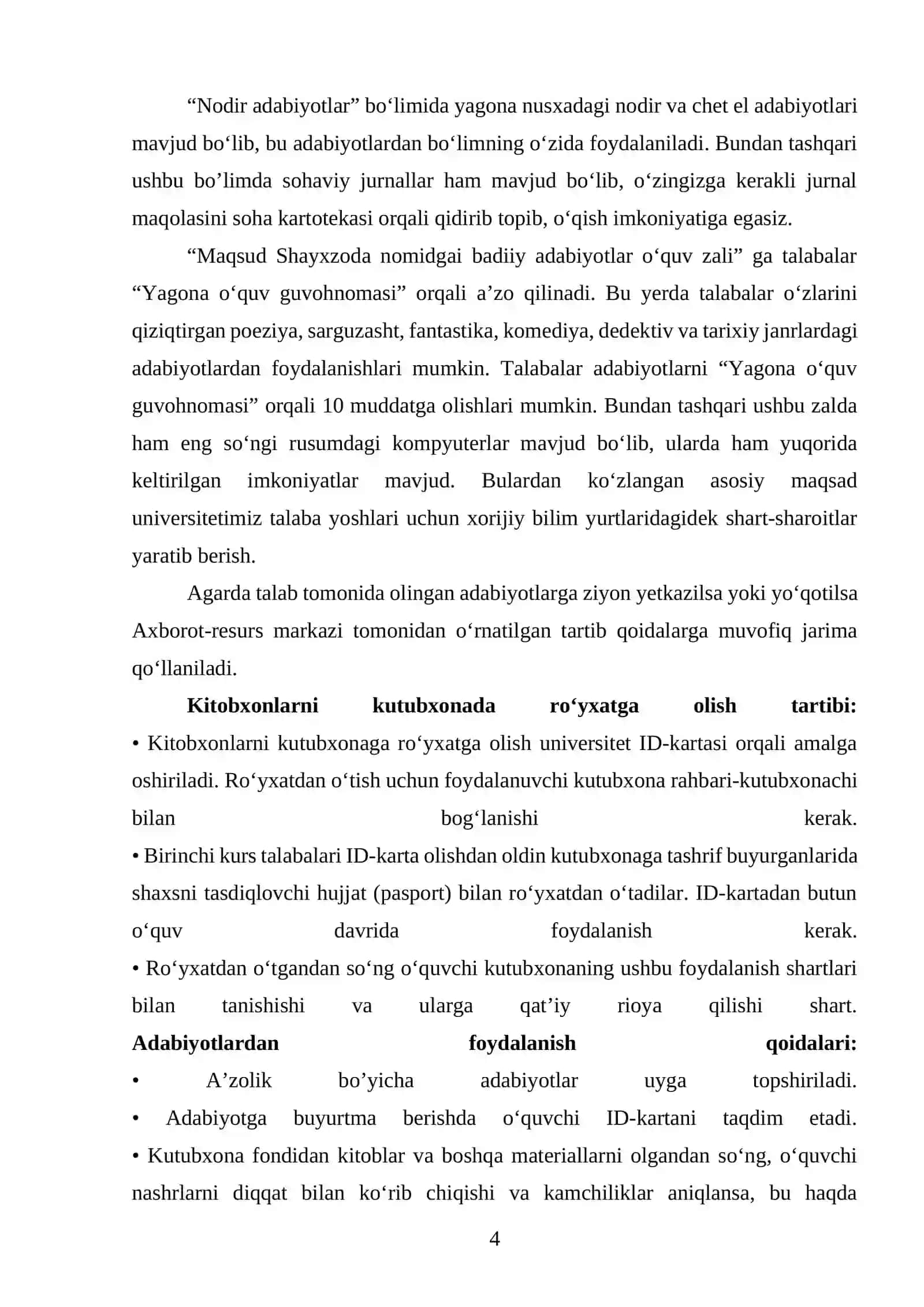 Foydalanilgan adabiyotlar ro'yxatini tayyorlash 4