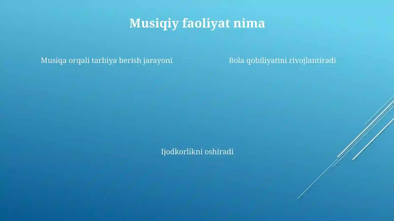 Maktabgacha yoshdagi bolalarning musiqiy faoliyati mazmuni 4