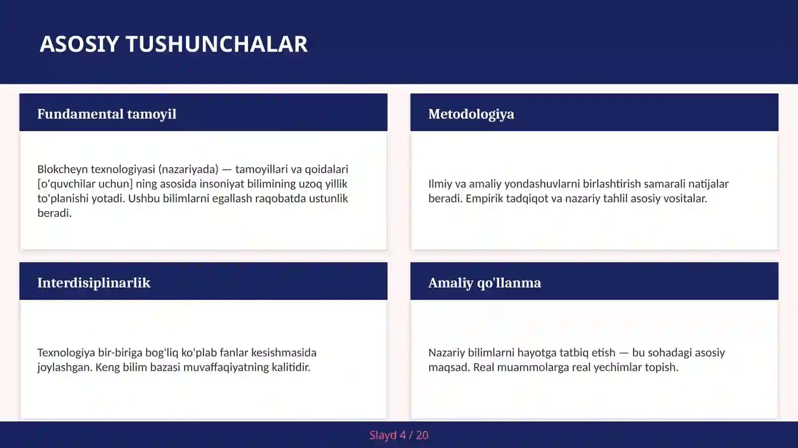 Blokcheyn Texnologiyasi (Nazariyada) - Tamoyillari va Qoidalari [O'quvchilar uchun] 4