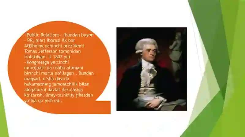 Jamoatchilik bilan aloqalar texnologiyalari faniga kirish 4