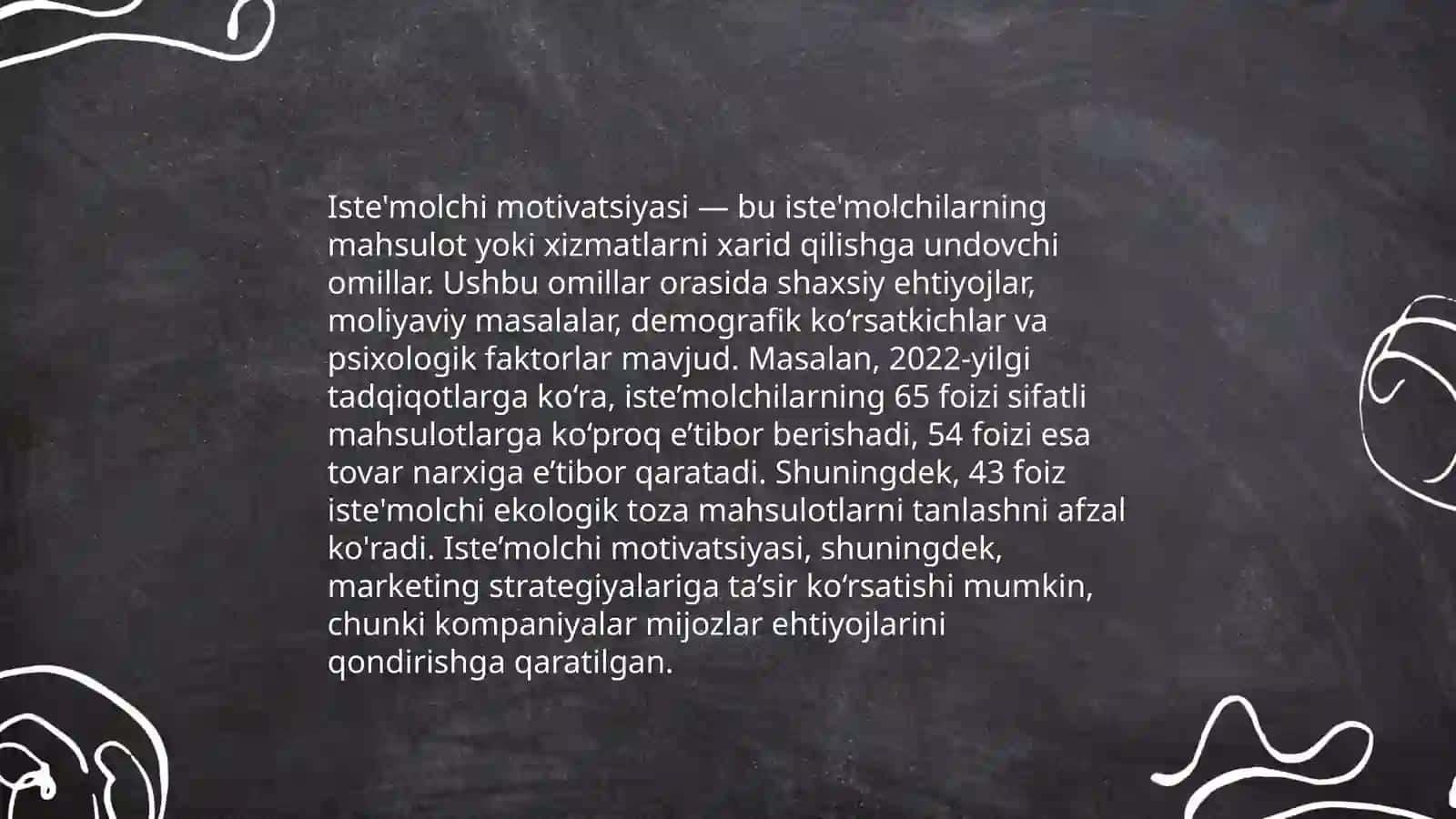 Isteʼmolchi hulq-atvorida shaxsning ehtiyojlari va qiziqishlari 4