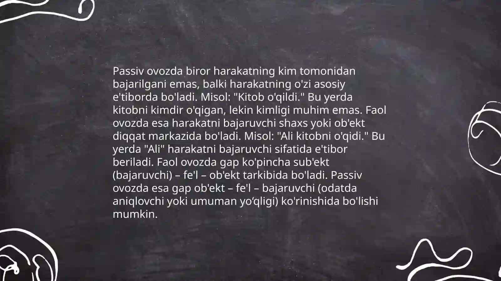 Passive voice 4