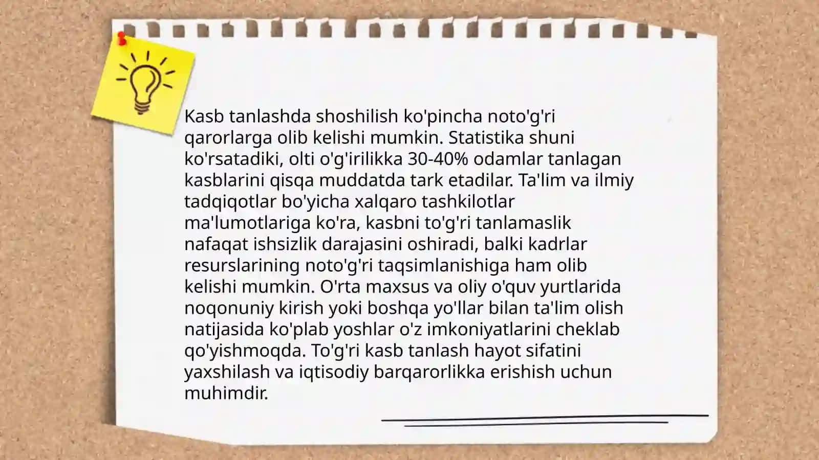 Noto‘g‘ri maslahat va yo‘l-yo‘riqlarga tayanish 4