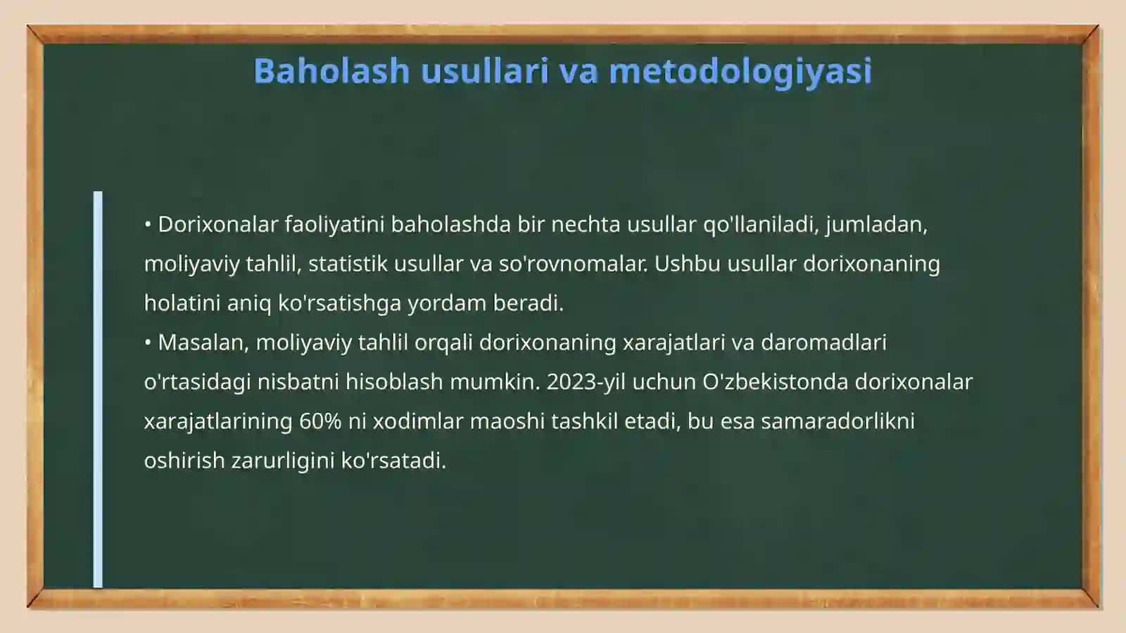 Dorixonalar faoliyatini kompleks baholash 4