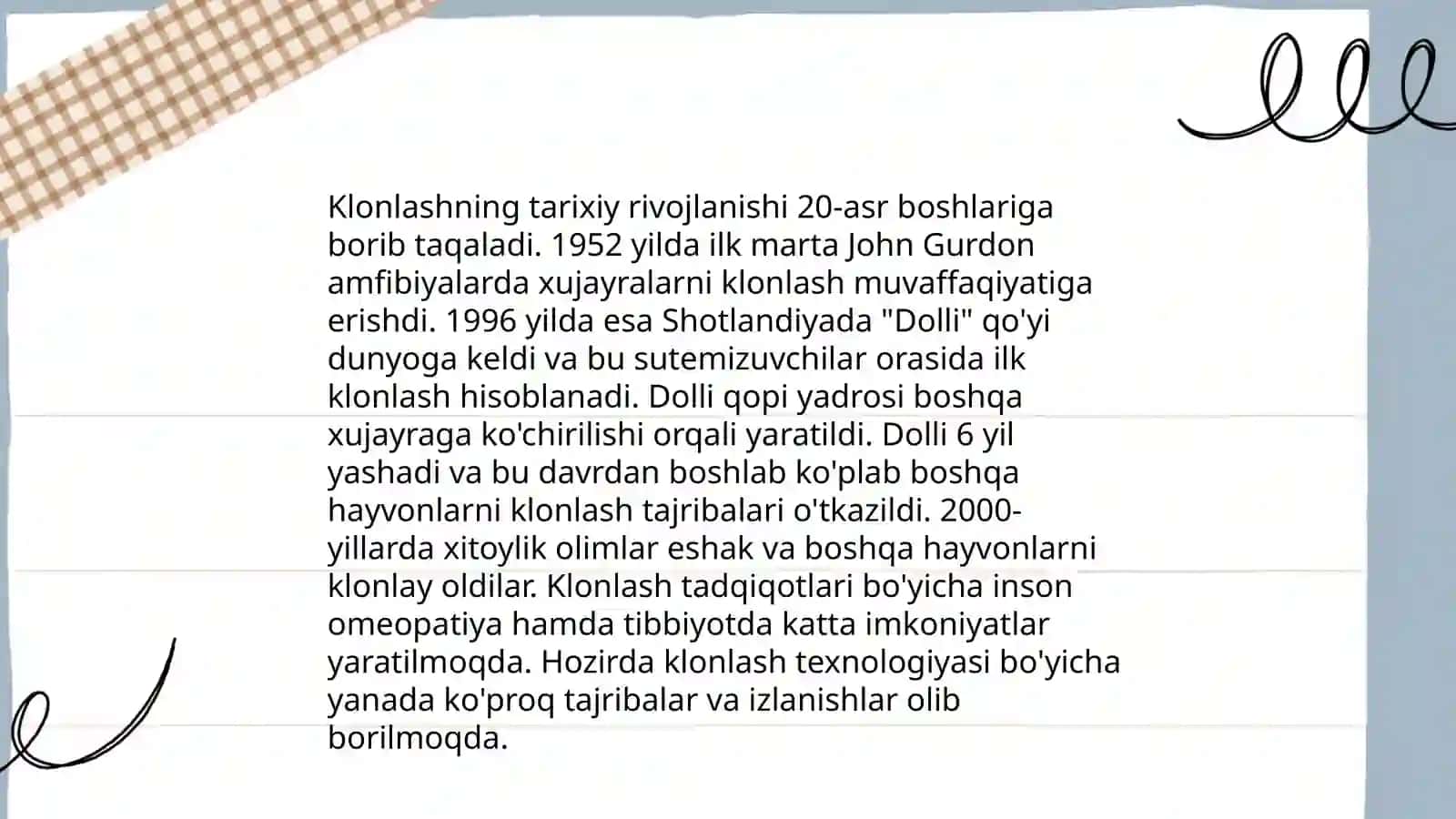 Organizmlarni klonlash VA uning muomolari 4