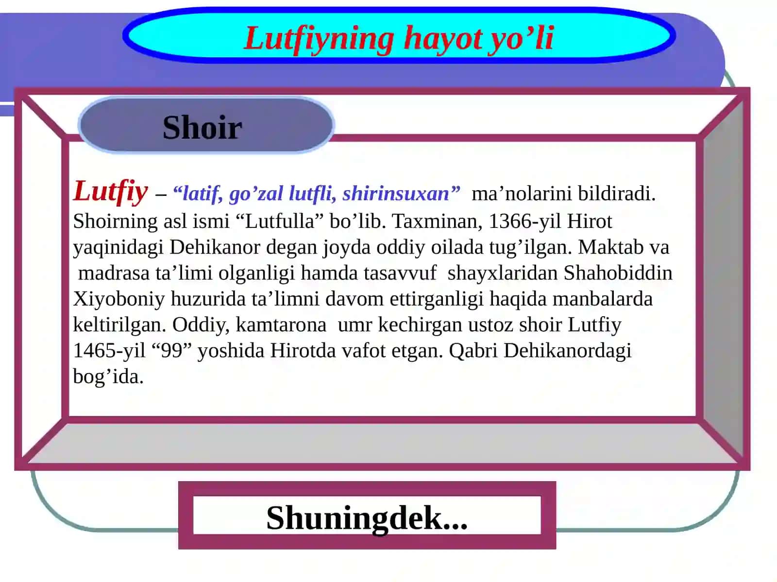 Lutfiy ijodiyoti 4