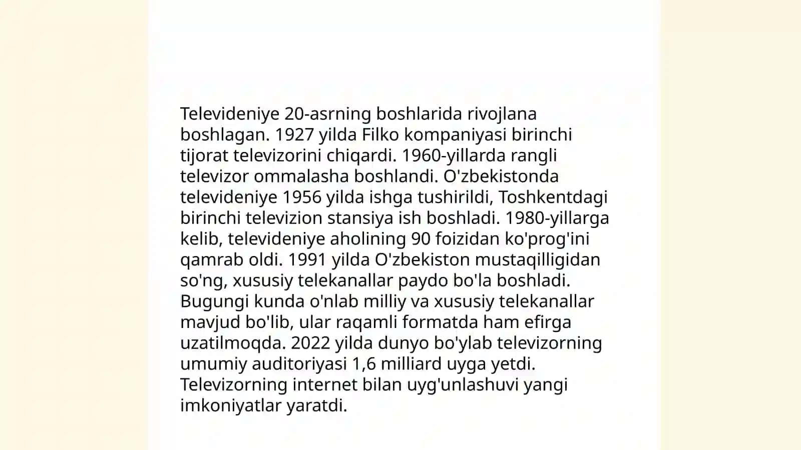 Televideniye tarixi 4
