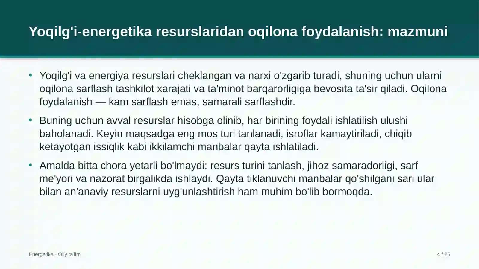 mol bozorlarida yoqilg'i energetika resurslaridan oqilona foydalanish 3649 4