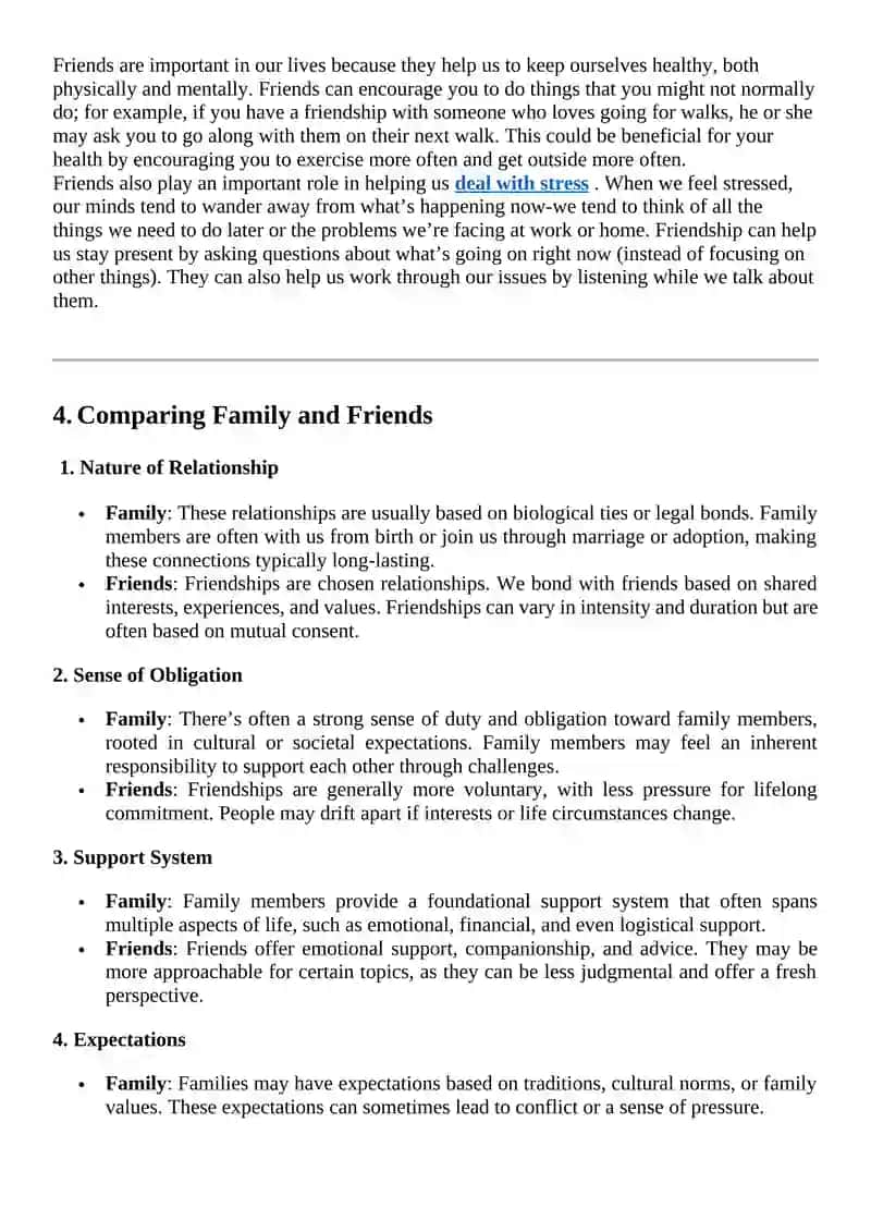 Family and Friend 4