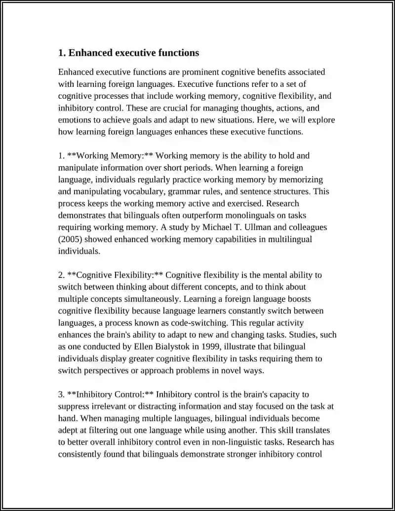 LEARNING FOREIGN LANGUAGES COGNETIVE BENEFITS 4