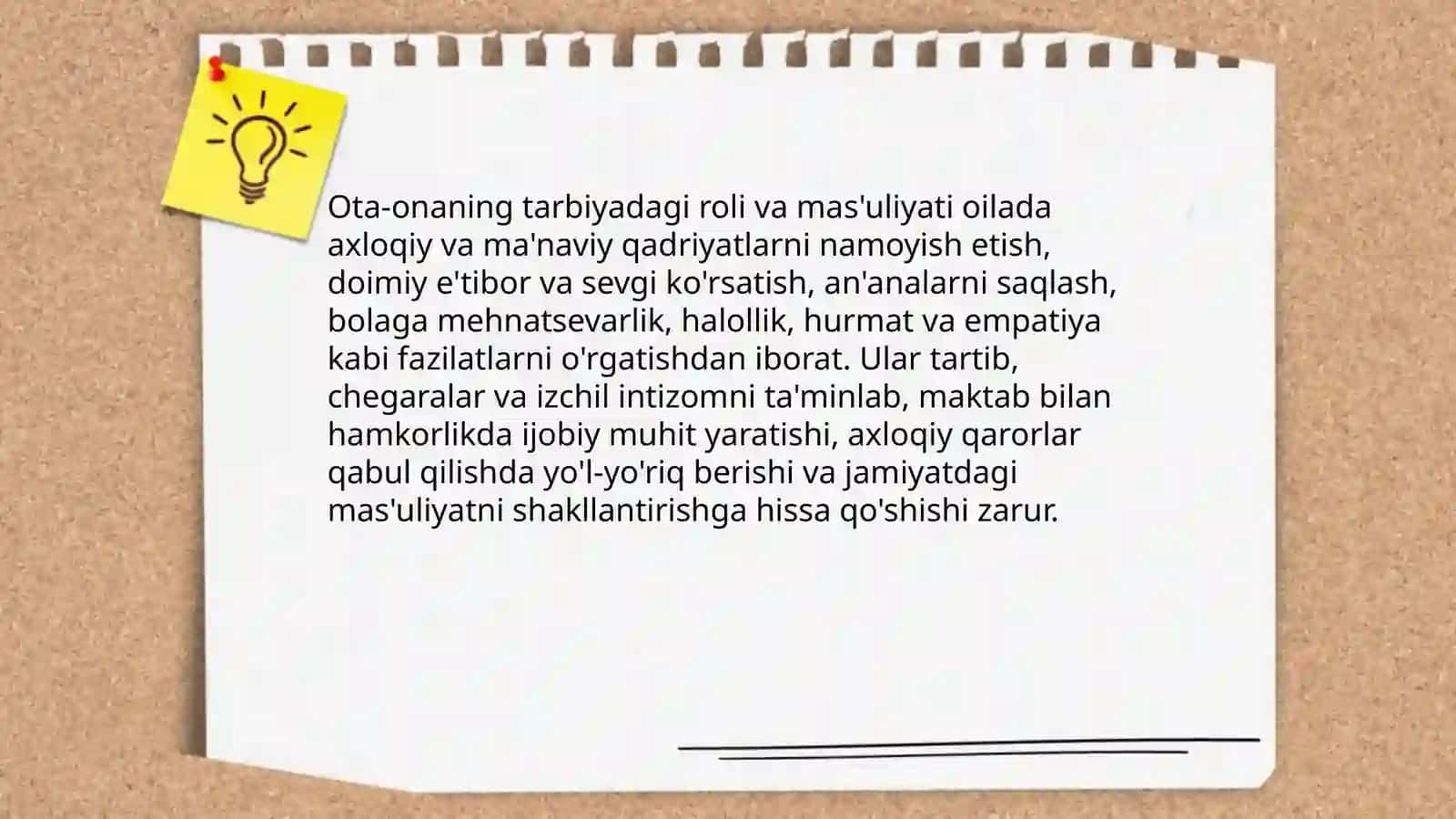 Oilada manaviy va axloqiy tarbiyani shakllantirish 4