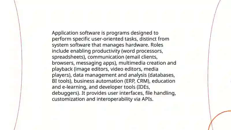 Computer Software: System vs Application 4