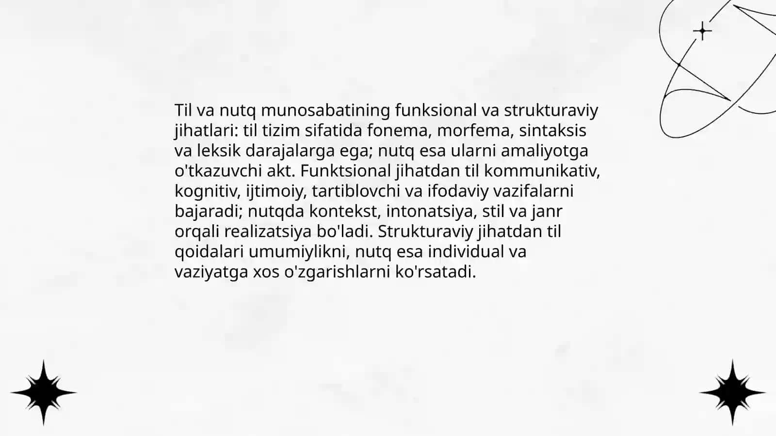 Til, lison va nutq munosabati 4