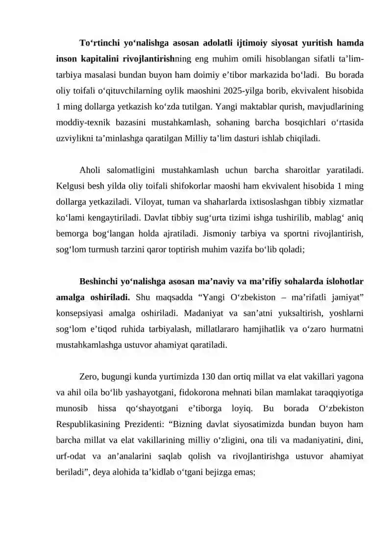 Yangi O‘zbekiston strategiyasi 4