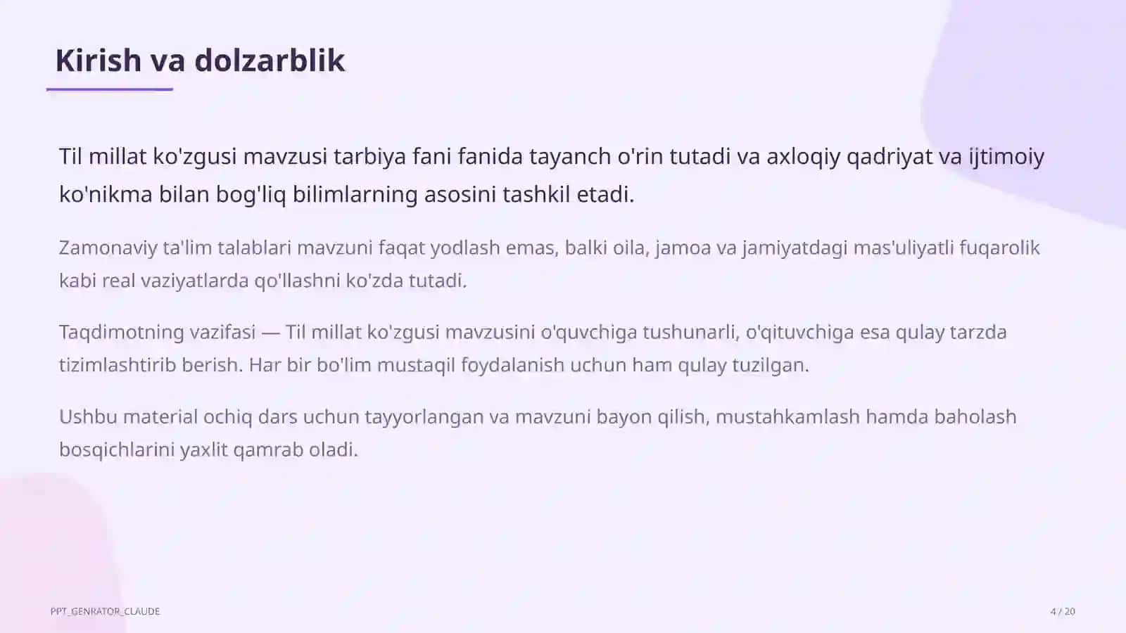Til millat ko'zgusi (6-sinf) 4