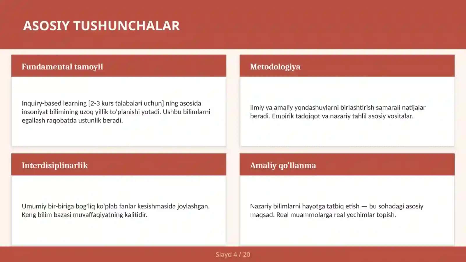 Inquiry-based learning [2-3 kurs talabalari uchun] 4