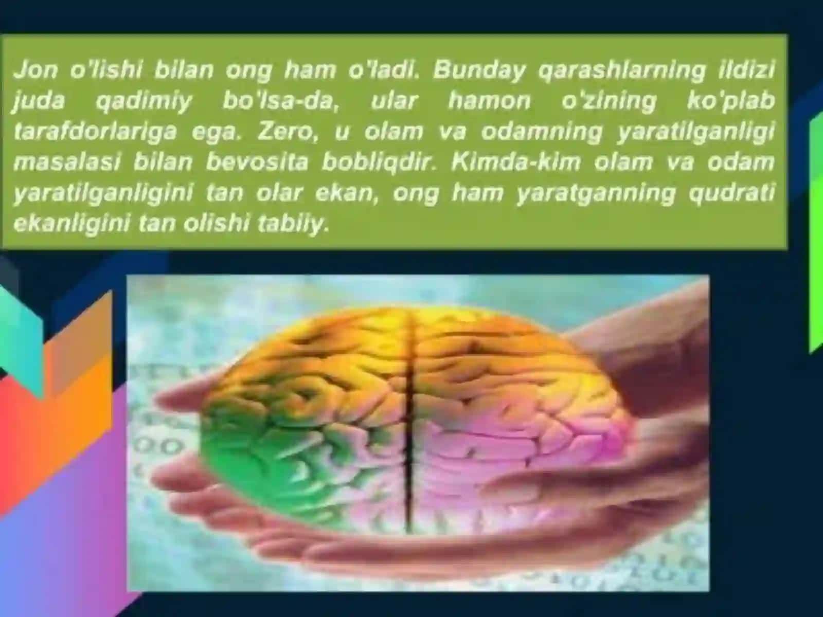 Ong haqida tushuncha va hossalari 4