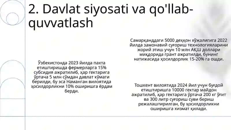 Suv resurslari va sug'orish 4