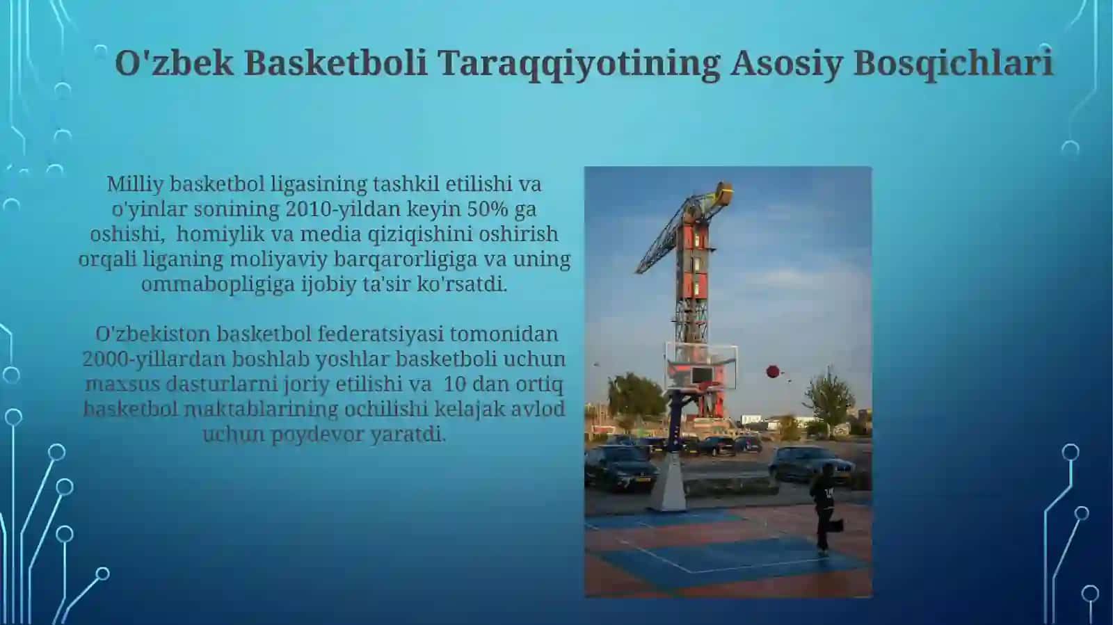 Basketbolning O'zbekistonda rivojlanishi 4