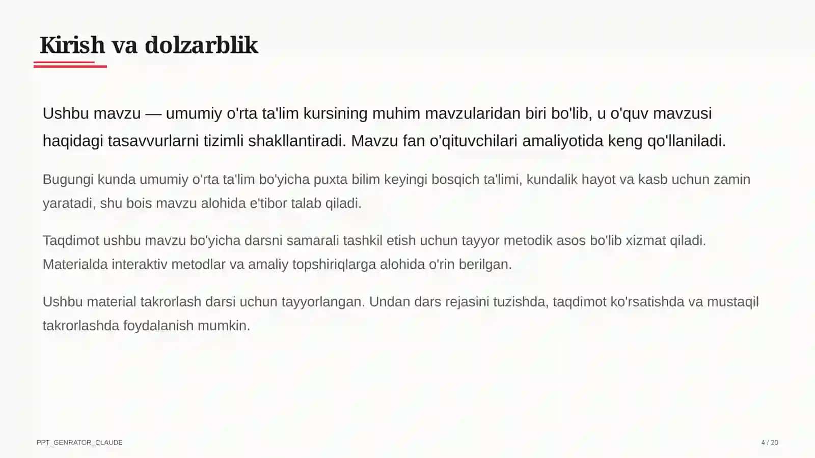 Universal ta'lim dizayni (UDL) 4